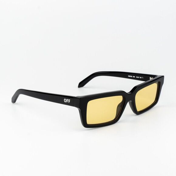 Off-White WARREN Women Sunglasses Black Yellow Square OERI13A WARREN 1018 main image 6